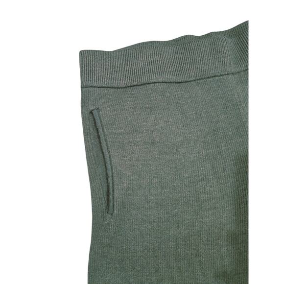 NWT Time and Tru Women's Sweater Tank Top and Wide Leg Pants Set Army Green - Picture 6 of 7